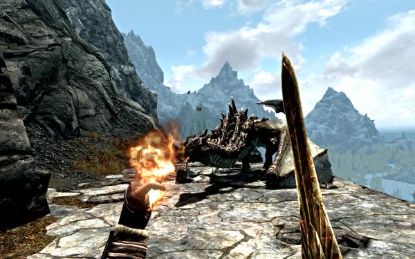 Mit Skyrim legt Bethesda den fünften Teil der legendären Elder-Scrolls-Reihe vor und begeistert die Fans mit enormem Umfang und spektakulärer Grafik.