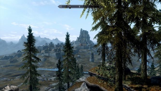 Weißlauf: Unsere erste Stadt in Skyrim sieht aus wie eine Szene im Herrn der Ringe