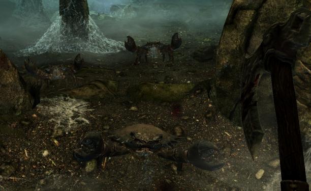 Wenn euch der Bären-Ersatz für die Spinnen aus The Elder Scrolls 5: Skyrim nicht taugen, wählt einfach die Krabben.
