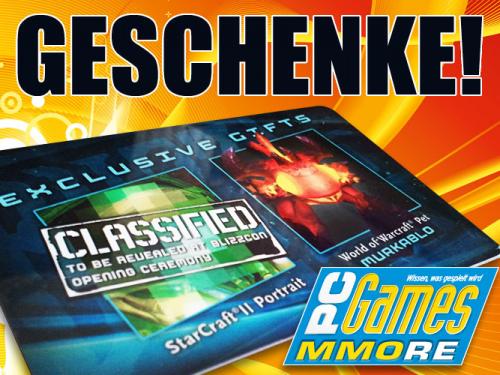 Hurra, Geschenke! Beantworten Sie die Gewinnspiel-Frage unten und gewinnen Sie eines von drei Murkablo-Pets von der Blizzcon 2011. 