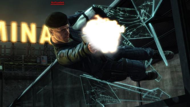 Ist die Bullet-Time aktiviert, lassen sich tolle Stunts vollführen. Dank der Euophoria-Engine, die in Kombination mit der Rage-Engine zum Einsatz kommt, sieht das wirklich toll aus. 