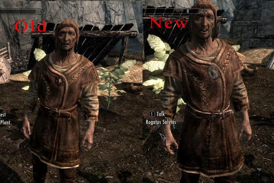 Mit dieser Mod sehen die NPCs in Skyrim gleich deutlich besser aus.