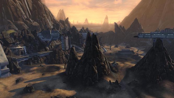 Stimmungsvolle Grafik wie bei SWtoR muss nicht vor Details und Effekten strotzen