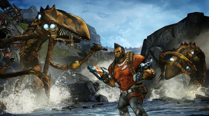 Auch zum kommenden Gearbox-Shooter Borderlands 2 zeigen wir euch heute neue Screenshots in der PC-Games-Bildergalerie. Mithilfe der aktuellen Impressionen dürft ihr einen Blick auf diverse Monster und Gegner des Actionspiels der Duke Nukem Forever-Macher werfen. (1)