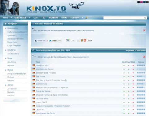 Premium-Nutzern von Kino.to und den Betreibern von Kinox.to drohen schon bald Klagen.