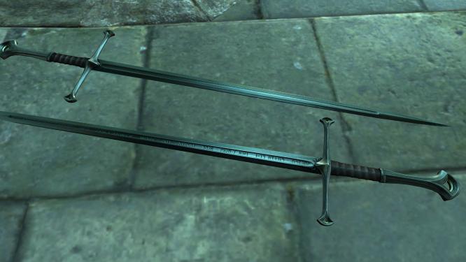 Mit dieser Mod halten Narsil und Anduril Einzug in Skyrim.