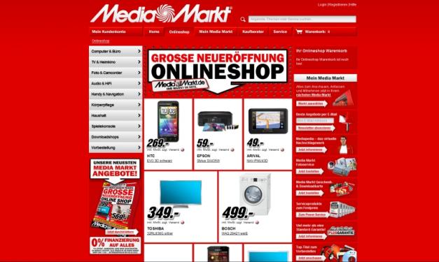 Mit dem neuen Online-Shop will Media Markt im Internet Erfolge feiern, um den schwächelnden stationären Handel zu unterstützen.