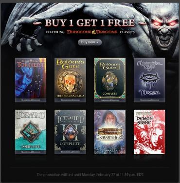 Buy one, get one free: Wer einen der Rollenspiel-Klassiker bei gog.com kauft, kann sich einen anderen gratis aussuchen. Außerdem gibt's noch ein zusätzliches Geschenk.