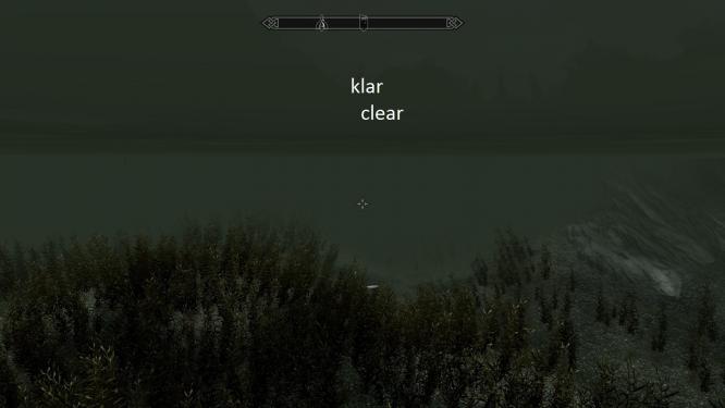 Skyrim-Mod: Better Underwater Sight - Clear