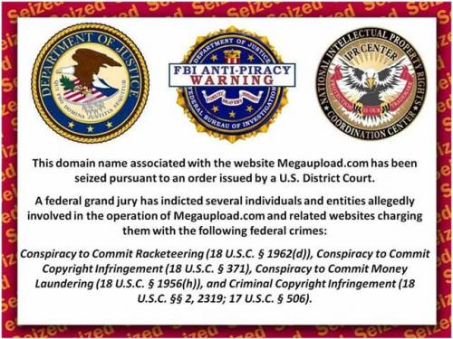 Kim Schmitz ist der Gründer von Megaupload. Die ehemalige Filesharing-Webseite wurde geschlossen und zeigt nun dieses Schreiben.
