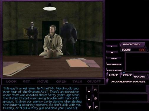 Hier seht ihr Tex Murphy im Abenteuer 'The Pandora Directive'.