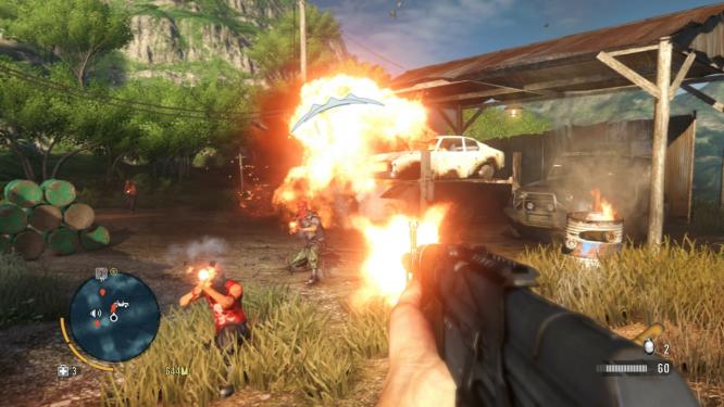 Als Ego-Shooter überzeugt Far Cry 3 in seiner wichtigsten Disziplin: Die Feuergefechte sind schneller, explosiver, taktischer und einfach spaßiger als in den beiden (sehr guten) Vorgängern.