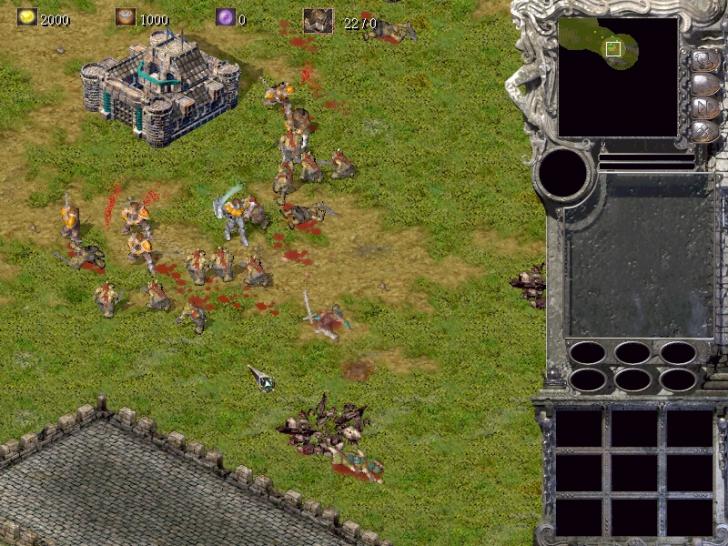 [26/11/01] Wuselpixel: Menschen und Orks bek&auml;mpfen sich in frustrierend eint&ouml;nigen Fantasylandschaften.
