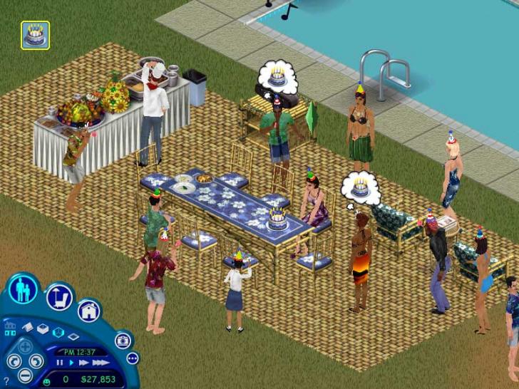 [26/11/01] Geburtstagsparty: Die Sims werden zwei Jahre alt.