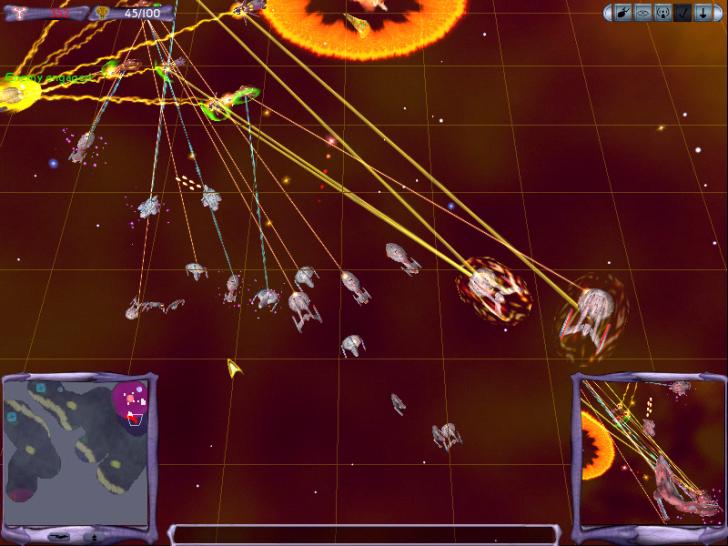 [26/11/01] Das Phaser- und Torpedogewitter l&auml;sst so manches Mal die &Uuml;bersicht leiden. Die epischen Weltraumschlachten haben durch das 3D-Weltall an Tiefe gewonnen.