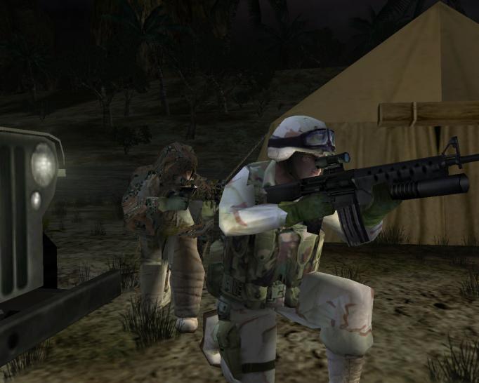 [13/03/02] Zwei Scharfschützen in Position.