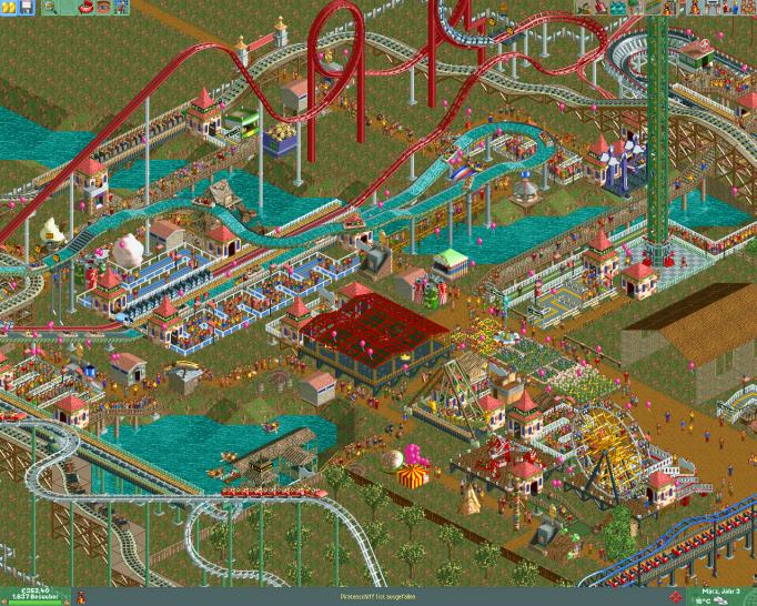 [25/11/02] Screenshots zu Rollercoaster Tycoon 2.