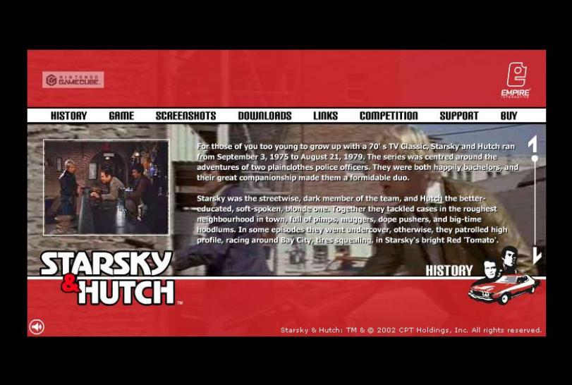 [20/01/03] Die Website zum Starsky & Hutch-Spiel.