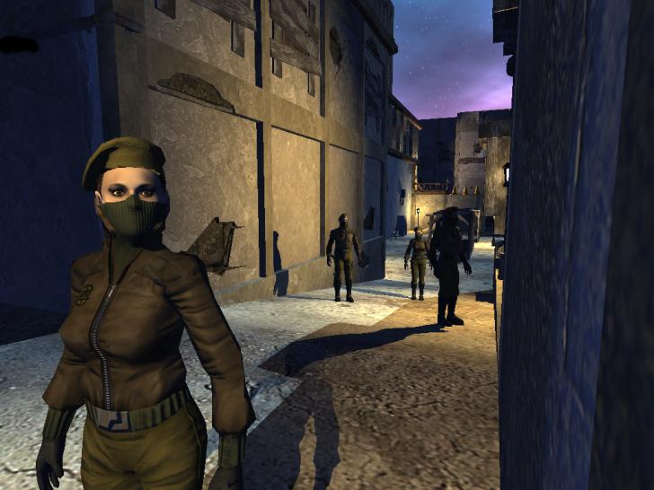 [27/03/03] Kairoer Vorort: Wenn man sich keinen teuren Piloten leistet, beginnt man die Levels an solchen Flecken.