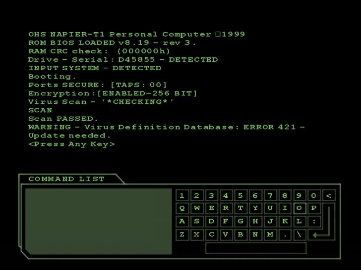 [08/04/03] So sieht die Oberfläche aus, mit deren Hilfe Sie sich in die Matrix hacken.