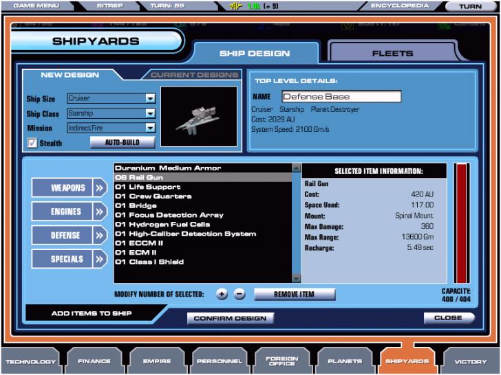 [07/04/03] Master of Orion 3 gab es bislang nur in englischer Sprache.