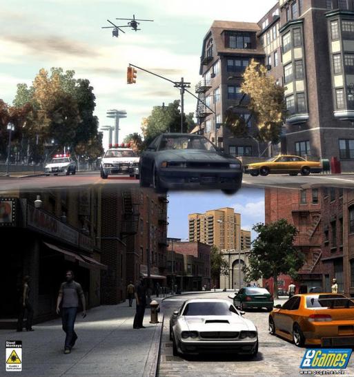 [28/01/08] Oben: Grand Theft Auto 4. Unten: 2 Days to Vegas.