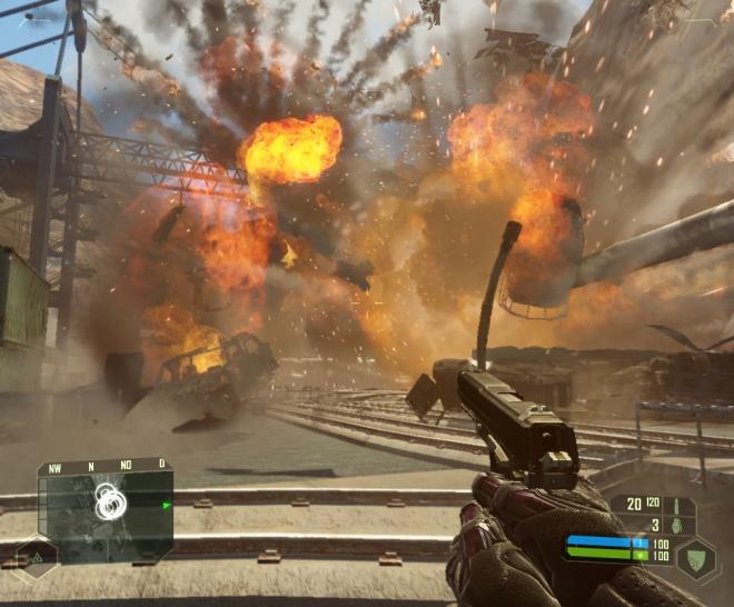 [02/09/08] Platz 3 (Most Destructive Explosion) "Nerv3" - Crytek hat ein neues Gewinnspiel ins Leben gerufen, bei dem Sie etliche Preise abstauben können. Ihre Aufgabe besteht darin, die besten Explosionseffekte aus Crysis einzufangen und diese auf einem Screenshot zu verewigen. Es winken einige Preise wie ein Crysis Warhead-T-Shirt, Crysis-Notepads und Stickers. Zwei Kategorien stehen zur Auswahl. Einmal wird die größtmögliche Zerstörung an Material mittels Explosion gesucht, sprich, es fliegt alles durch die Luft. In der anderen Kategorie wird Wert auf das Meer an Flammen und Rauch gelegt. Der Teilnahmezeitraum läuft von heute bis einschließlich 22. August. Erste Bilder-Einsendungen finden Sie ab sofort in unserer Galerie. Weitere Informationen zum Contest erhalten Sie bei unseren Kollegen von Crysis-News und auf CryMod. Update 2: Bei CryMod sind wieder neue Contest-Bilder eingegangen, die Sie allesamt in unserer Galerie bewundern.