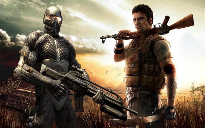 [17/10/08] In wenigen Tagen erscheint der vielversprechende Ego-Shooter Far Cry 2 aus dem Hause Ubisoft im Handel. Die Meinungen über die grafische Darstellung des in Afrika angesiedelten Actionspiels gehen auseinander. Während veröffentlichte Far Cry 2-Bilder zu hitzigen Diskussionen führen, beruhigt der Ubisoft-Titel in bewegter Form schon eher die Gemüter. Laut unseres Kollegen Robert Horn, der Far Cry 2 ausgiebig für Sie testet, hat der Steppen-Shooter teilweise matschige Texturen aufzuweisen. Aber generell ist Robert der Meinung: Die Optik von Far Cry 2 ist allererste Sahne! Ob die Grafik auch mit dem Edel-Shooter Crysis mithalten kann? Urteilen Sie selbst: In der folgenden Galerie erwarten Sie einige Vergleichsbilder.   Um die volle Auflösung der nachfolgenden Gegenüberstellungen sehen zu können, klicken Sie bitte auf die Option "Bild in Originalgröße". 
