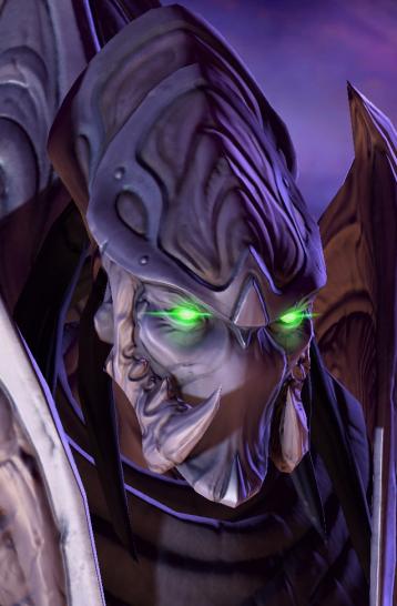 [11/10/08] So sehen die voll animierten Portraits von Einheiten aus, wenn man sie im Spiel selektiert. Hier: Der dunkle Templer der Protoss.
