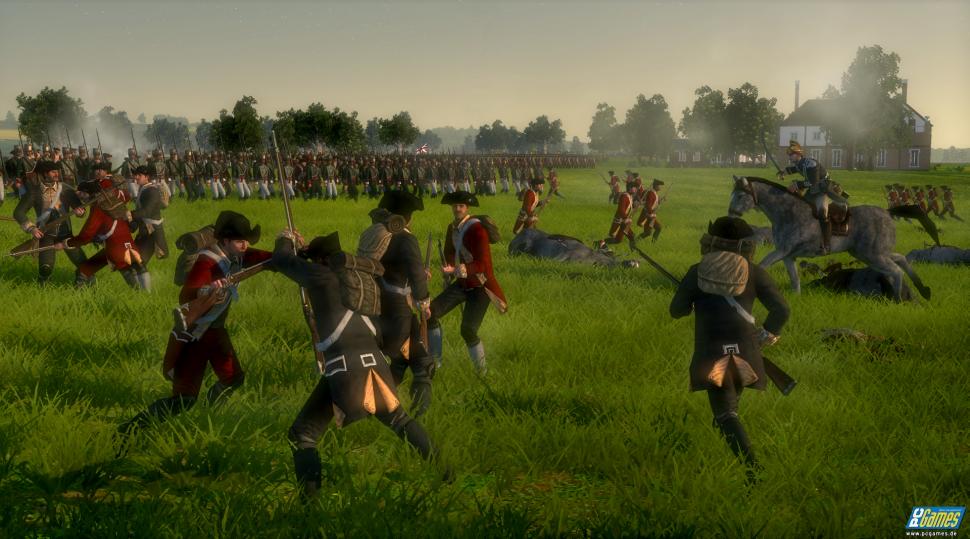 [27/10/08] Empire: Total War Ein Mix aus Runden- und Echtzeitstrategie, der vor allem mit seiner wuchtigen Schlachten-Inszenierung überzeugt. Wenn Tausende von Einheiten aufeinander losgehen, lässt dieser Anblick Münder offen stehen.  PC Games Wertung: 90 Prozent