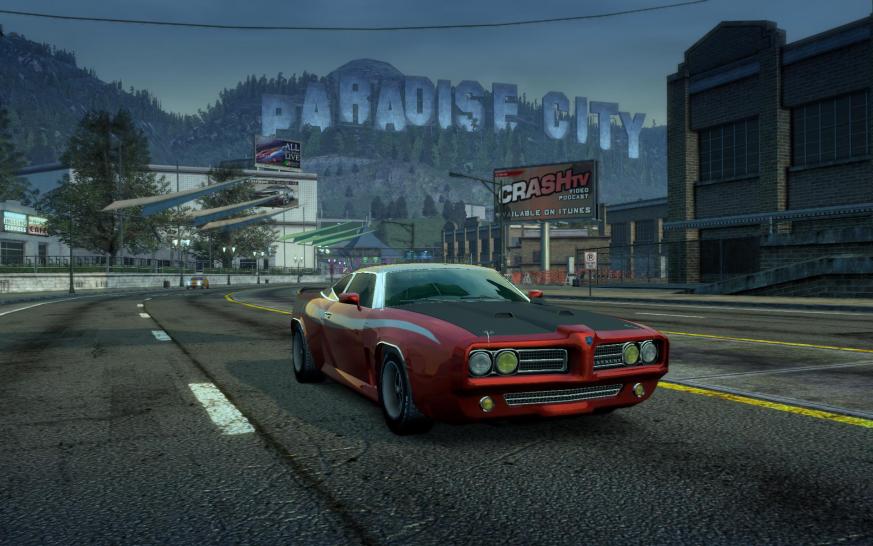 [09/12/08] Die Grafik des kommenden Need for Speed? Hier im Bild: Burnout Paradise.