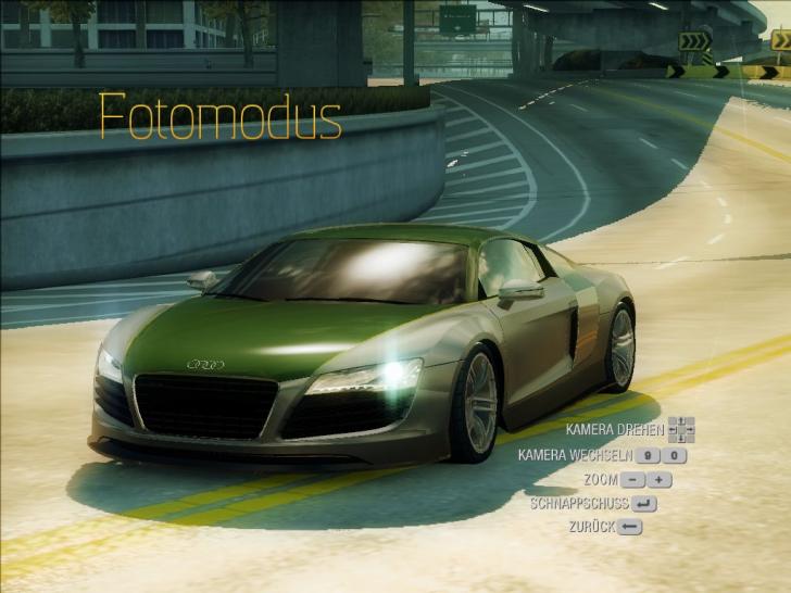 [15/12/08] Alle Bonuswagen für Need for Speed Undercover per Cheat freischalten!   Audi R8  Code:   "9:G3IF oder "9;&4)%