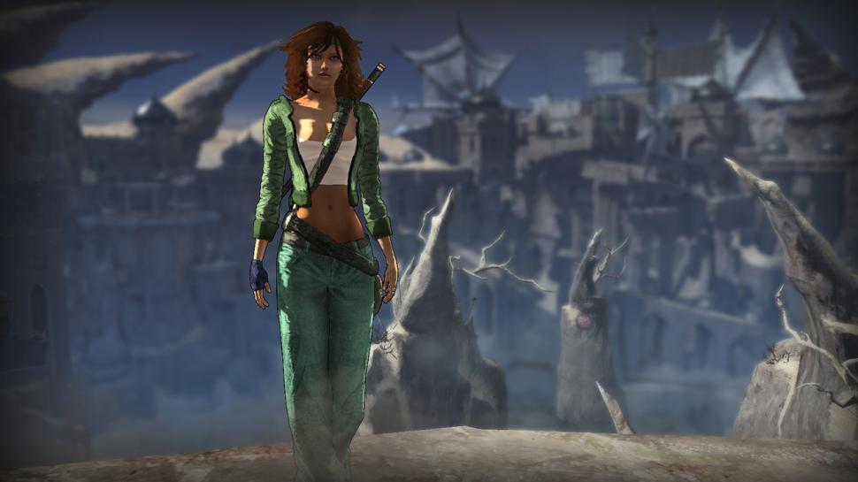 [03/12/08] Ubisoft gab heute ein neues Gimmick für die Spieler bekannt, die Prince of Persia komplett durchspielen werden. Sie haben die Möglichkeit, den Charakter Elika in die Haut von Jade aus dem PC-Spiel Beyond Good and Evil steigen zu lassen, indem Sie dieses Outfit selber freischalten. Der Screenshot anbei zeigt wie Elika für fleißige Spieler aussehen könnte.  Prince of Persia erscheint morgen für die Xbox 360, die Playstation 3 und am 12. Dezember für den PC.