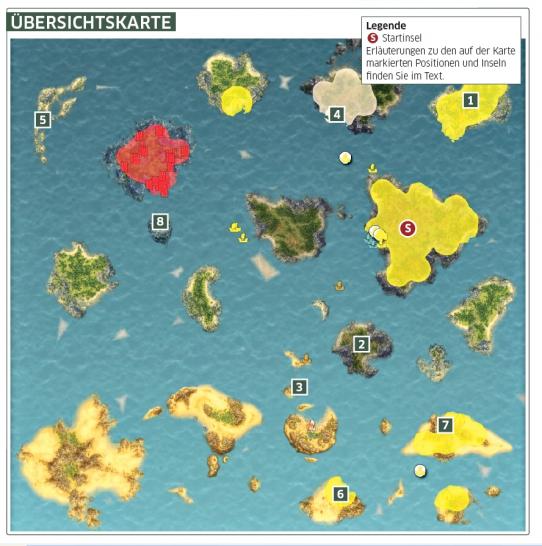 [23/06/09] Übersichtskarte zu Anno 1404 - Komplettlösung: Mission 8 (Säulen der Gerechtigkeit) (8)