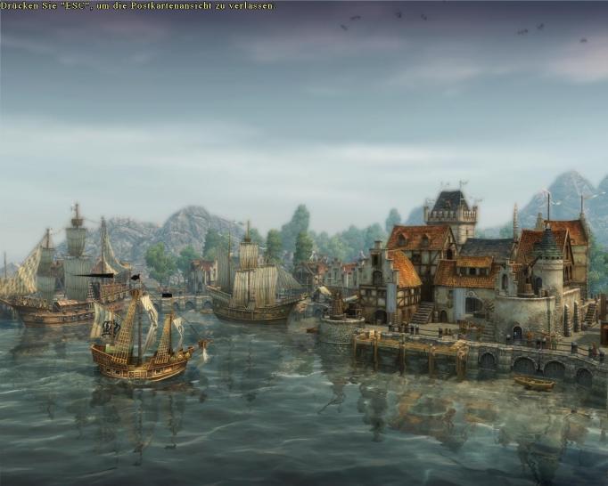 [18/06/09] Dies ist der Hafen Lord Northburghs, der Sie zu Beginn stets mit einem Flaggschiff ausstattet. Im Spielverlauf gibt er hilfreiche Ratschläge und bietet Ihnen Minimissionen an.