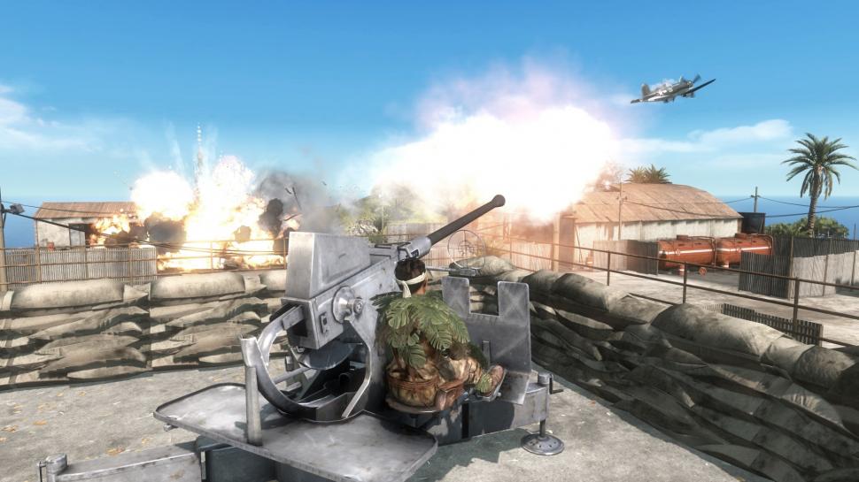 [27/06/09] Explosive Impressionen aus dem EA-Shooter: Einer der neuen Screenshots zu Battlefield 1943.