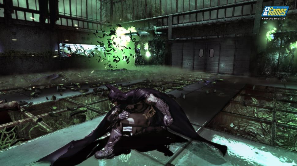 [02/09/09] Nvidia-PhysX-Screenshots zur PC-Version von Batman: Arkham Asylum. 