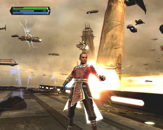 [27/11/09] In einer der drei Zusatzepisoden erkunden Sie den Jedi-Tempel auf Coruscant. 