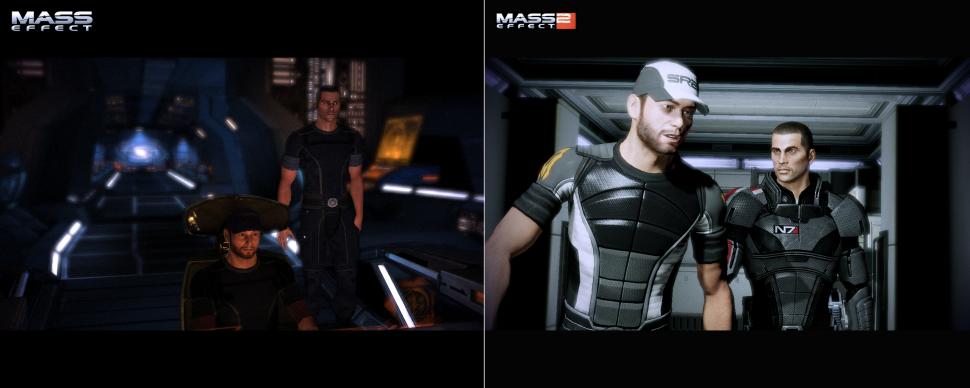 [27/01/10] Mass Effect (links) gegen Mass Effect 2 (rechts) - Figuren-Vergleich [1]