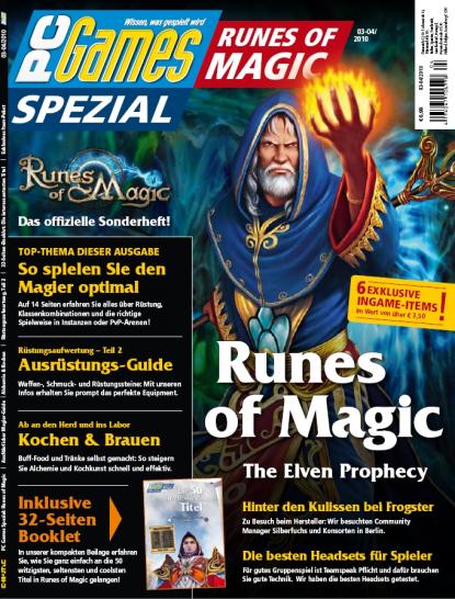 [09/02/10] Das PC Games Runes of Magic Sonderheft ist ab Mittwoch im Handel.