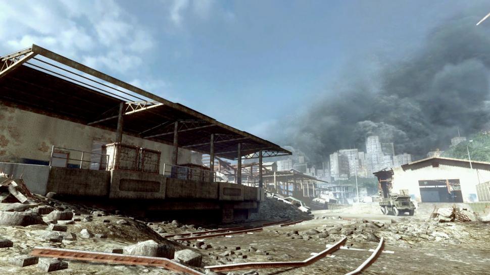 [06/02/10] Update vom 06. Februar 2010  Im Netz sind 20 Screenshots der Bad Company 2-Ladebildschirme von allen Single- und Multiplayer-Maps aufgetaucht, die wir Ihnen umgehend in unserer Bildergalerie zur Begutachtung bereitstellen. Hier der erste Ladebildschirm zu Battlefield: Bad Company 2: Multiplayer-Map (1)  PANAMA CANAL: Einheiten mit Feindkontakt werden aufgrund von Kriegsmüdigkeit ausgewechselt. Wochenlange Kämpfe haben den Hafen in eine Ruine verwandelt, die Umgebung ist voller zerstörter Ausrüstungsteile, die das Vorrücken von gepanzerten Fahrzeugen behindern. Die US-Streitkräfte planen einen Sturm auf den Industriehafen, um das Gebiet einzunehmen und zu halten. Die Kontrolle über den Kanal ermöglicht strategische Operationen größeren Ausmaßes entlang der südwestlichen Pazifikküste.
