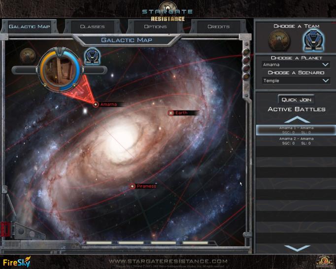 [07/02/10] Update vom 7. Februar 2010: Kurz vor der Veröffentlichung von Stargate Resisance, der Online-Shooter erscheint am 10. Februar 2010 als digitaler Download für rund 15 Euro, präsentieren wir Ihnen in unserer Bildergalerie eine Handvoll neuer Screenshots. Die zeigen unter anderem das Auswahlmenü sowie diverse Waffeneffekte.