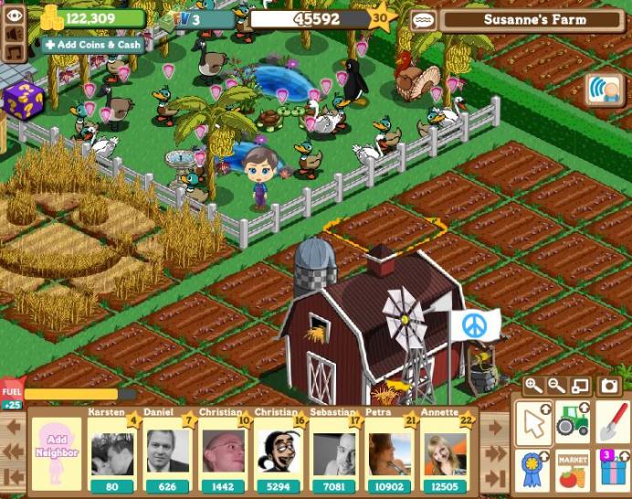 [22/03/10] Phänomen Farmville: Millionen Facebook-User in Deutschland pflügen, säen und ernten, was die Freundesliste hergibt.