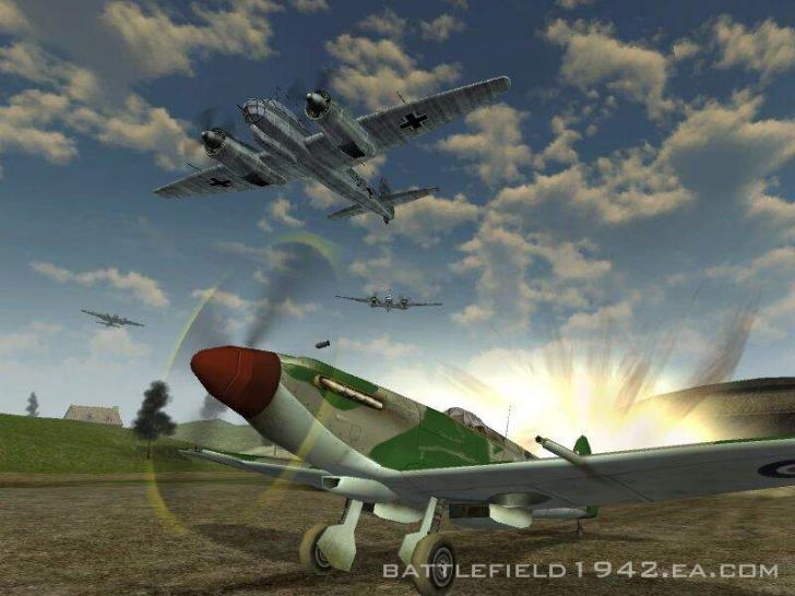 [02/03/10] Im Jahr 2002 brachten die Schweden von Dice zusammen mit Electronic Arts das erste Spiel der Battlefield-Reihe auf den Markt: Battlefield 1942. Darin spielen Sie die Schlachten des Zweiten Weltkriegs auf deutscher, italienischer, japanischer, amerikanischer, kanadischer, russischer, französischer oder britischer Seite nach. Auf den Karten konnten bis zu 64 Spieler gleichzeitig unterwegs sein.  Ebenfalls interessant: Battlfield: Bad Company 2 im Test Bad Company 2-Grafikvergleich: PC vs. PS3 vs. Xbox 360 Bad Company 2: Komplettlösung als Video-Walkthrough