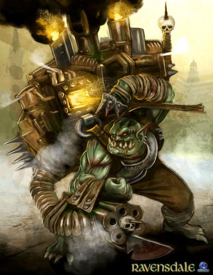 [22/04/10] Die beiden ersten Artworks von Spellbounds kommendem Fantasy-Action-Titel Ravensdale zeigen, wie der deutsche Entwickler die Stilrichtung 'Steampunk' interpretiert. Als Vorbild dürfte auch hier -mal wieder- Games Workshops' Warhammer-Universum gedient haben. 