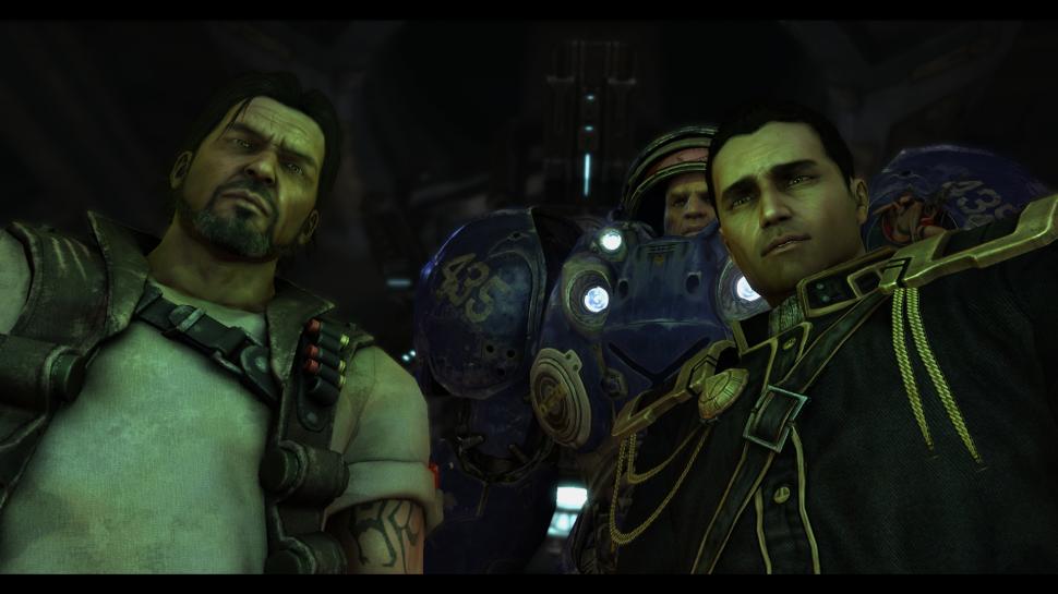 [27/07/10] Raynor und sein Team verfolgen bestürzt die Nachrichten, die vom erneuten Angriff der Zerg berichten.