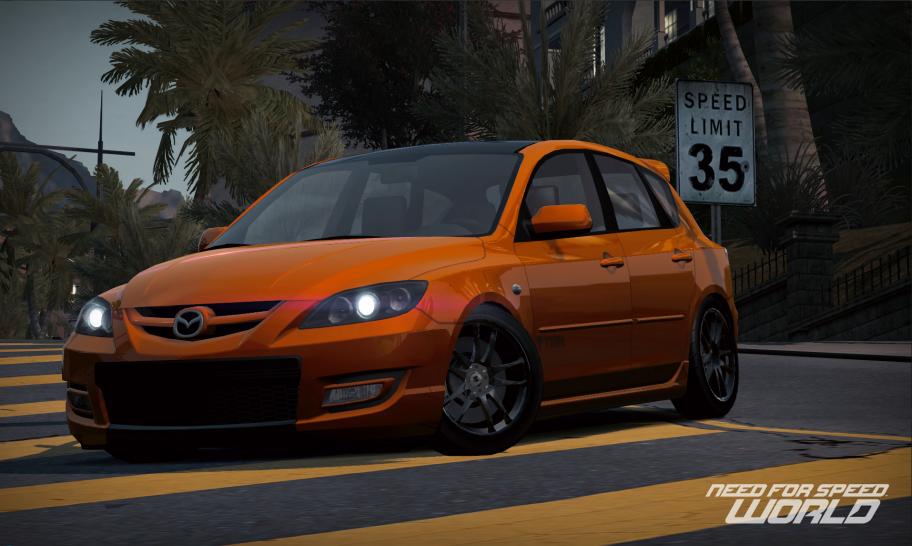 [30/07/10] Dieser schnittige Mazdaspeed3 lässt sich mittels des PC-Games-Codes freischalten.