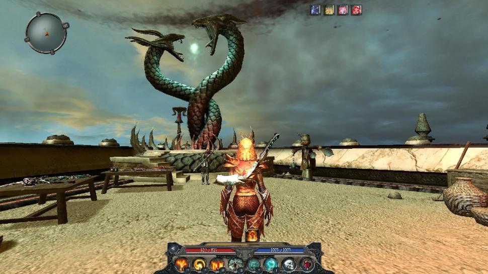 [26/08/10] Der Held (entweder aus dem Hauptspiel importiert oder neu erstellt) darf jederzeit seine Festung aus Divinity 2 besuchen.