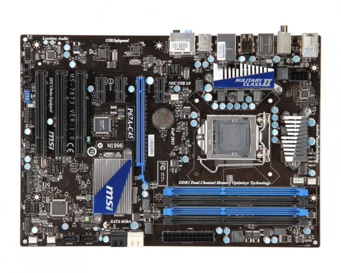 [15/04/11] Günstiges Einsteigermodell ohne Crossfire und SLI: das MSI P67A-C45