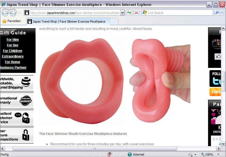[06/02/12] Ob sich dieses wunderbare Produkt japanischen Erfindergeistes durchsetzen wird, bezweifle ich.  Seite ansehen  